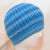 Bonnet en laine (camaïeu bleu)